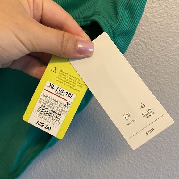 NWT- All in Motion- emerald green bikini bottoms- medium coverage- Size XL - Picture 3 of 8